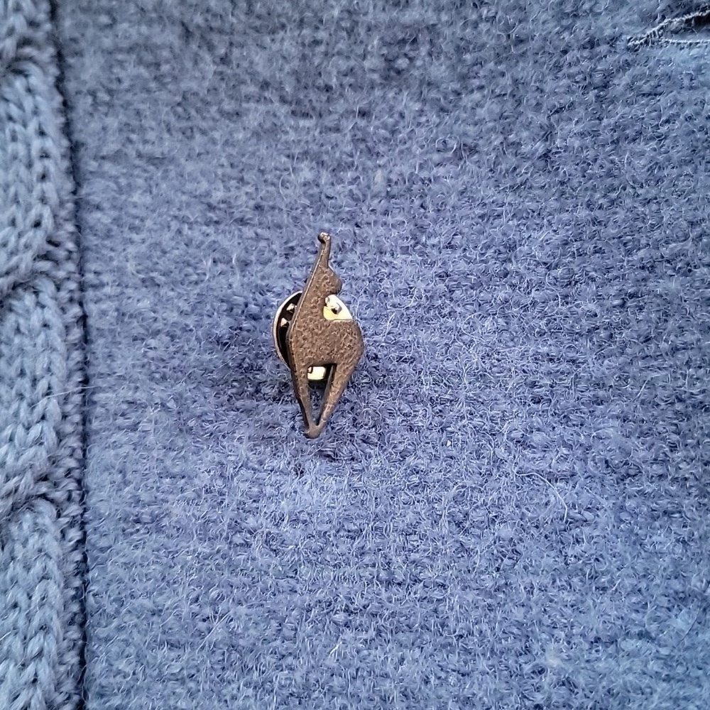 Vintage Kitz Pichler Blue Austrian Wool Blazer Jacket Small with Pin - Picture 4 of 13